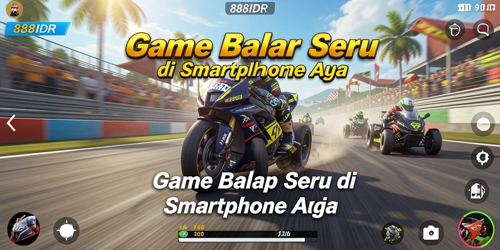 Gameplay balap yang menegangkan dan penuh aksi di 888IDR.