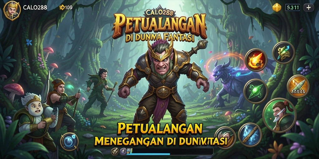 Tampilan gameplay CALO288 yang seru dan menegangkan.
