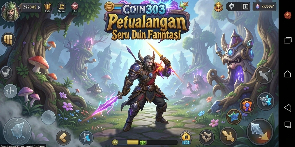 Tampilan gameplay seru dalam dunia petualangan yang menakjubkan.