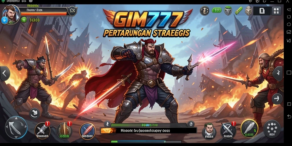 Gameplay intens dalam GIM777 yang menarik dan strategis.