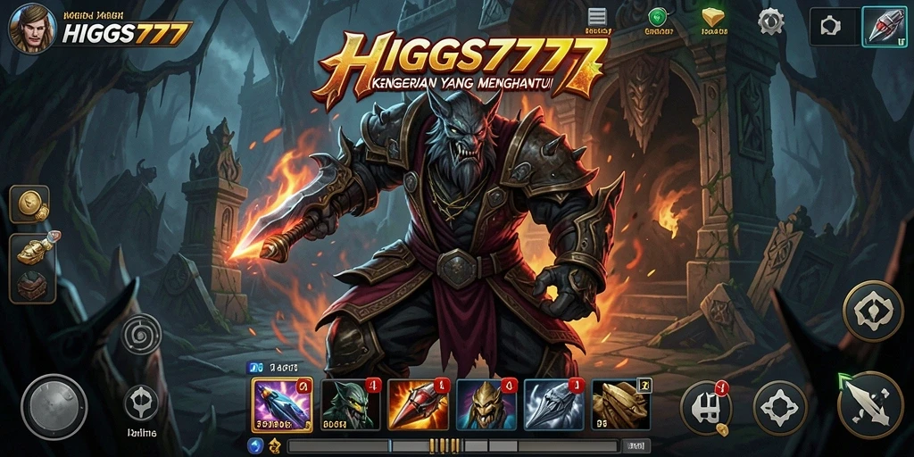 Gameplay HIGGS777 yang menegangkan dan menakutkan.