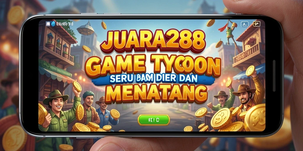 Tampilan gameplay seru di JUARA288 yang menggambarkan dunia Tycoon.