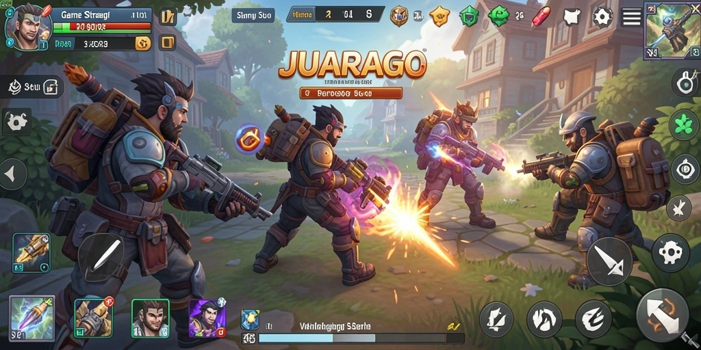 Tampilan gameplay JUARAGO yang menarik dan mendebarkan.