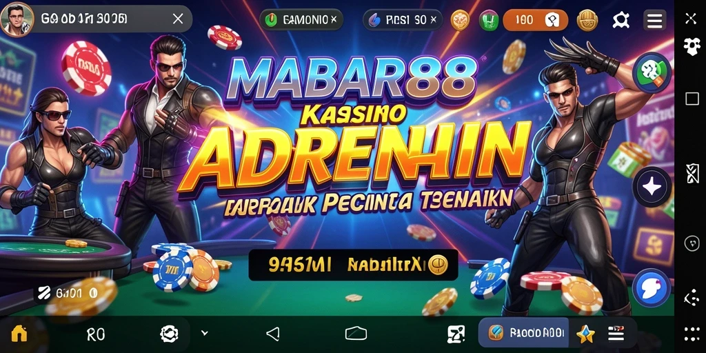 Gameplay seru dalam MABAR88, nikmati permainan Kasino real-time.