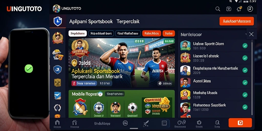 Tampilan gameplay Sportsbook UNGUTOTO yang menarik dan interaktif.