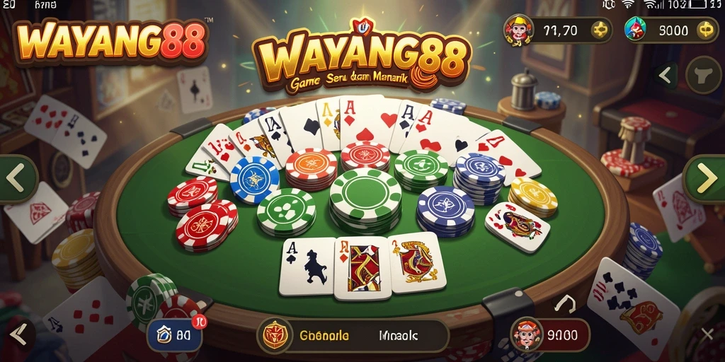 Tampilan gameplay WAYANG88 yang seru dan interaktif.